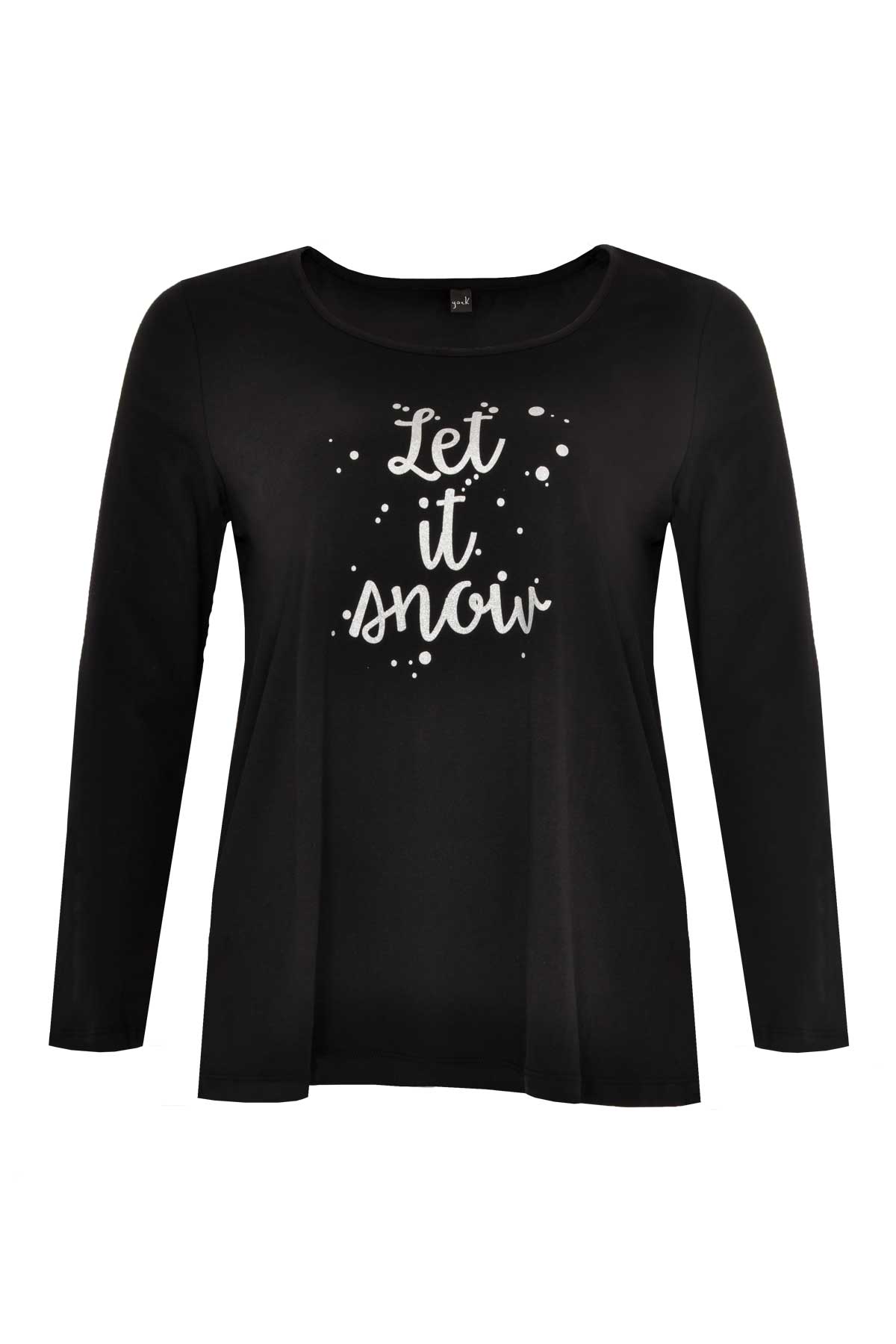 Yoek | Shirt a-line Let it snow