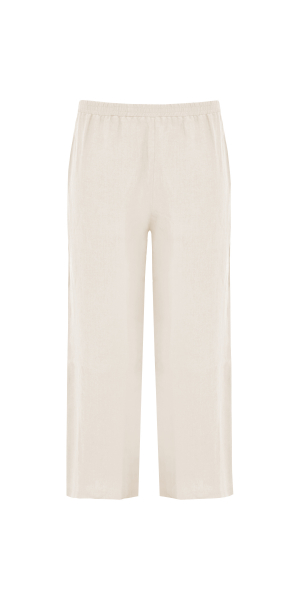 Yoek | Pantalon wide-fit long lin