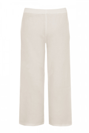 Trousers wide-fit long linen - white ecru black brown indigo