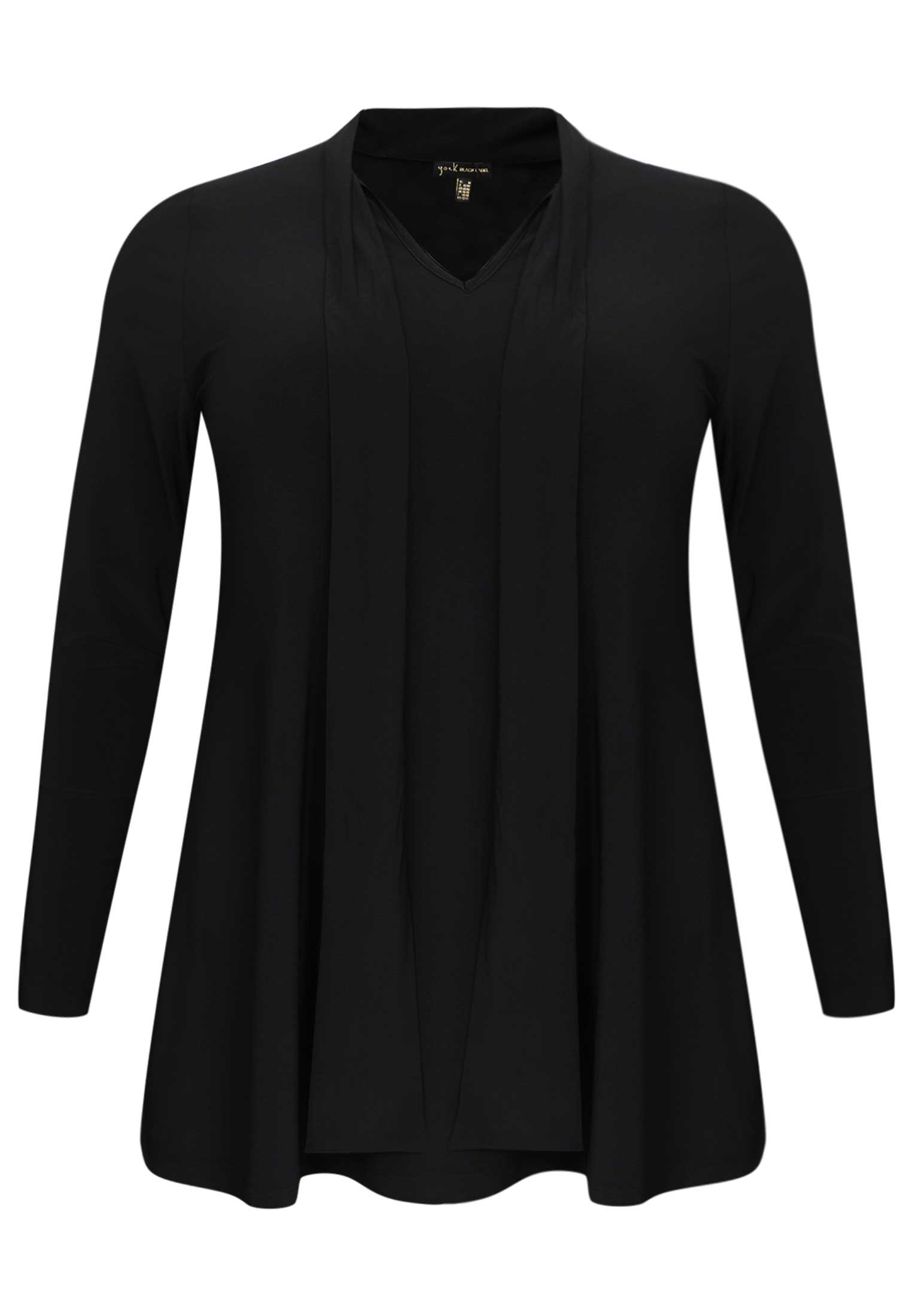 Tunic flare scarf DOLCE - black 