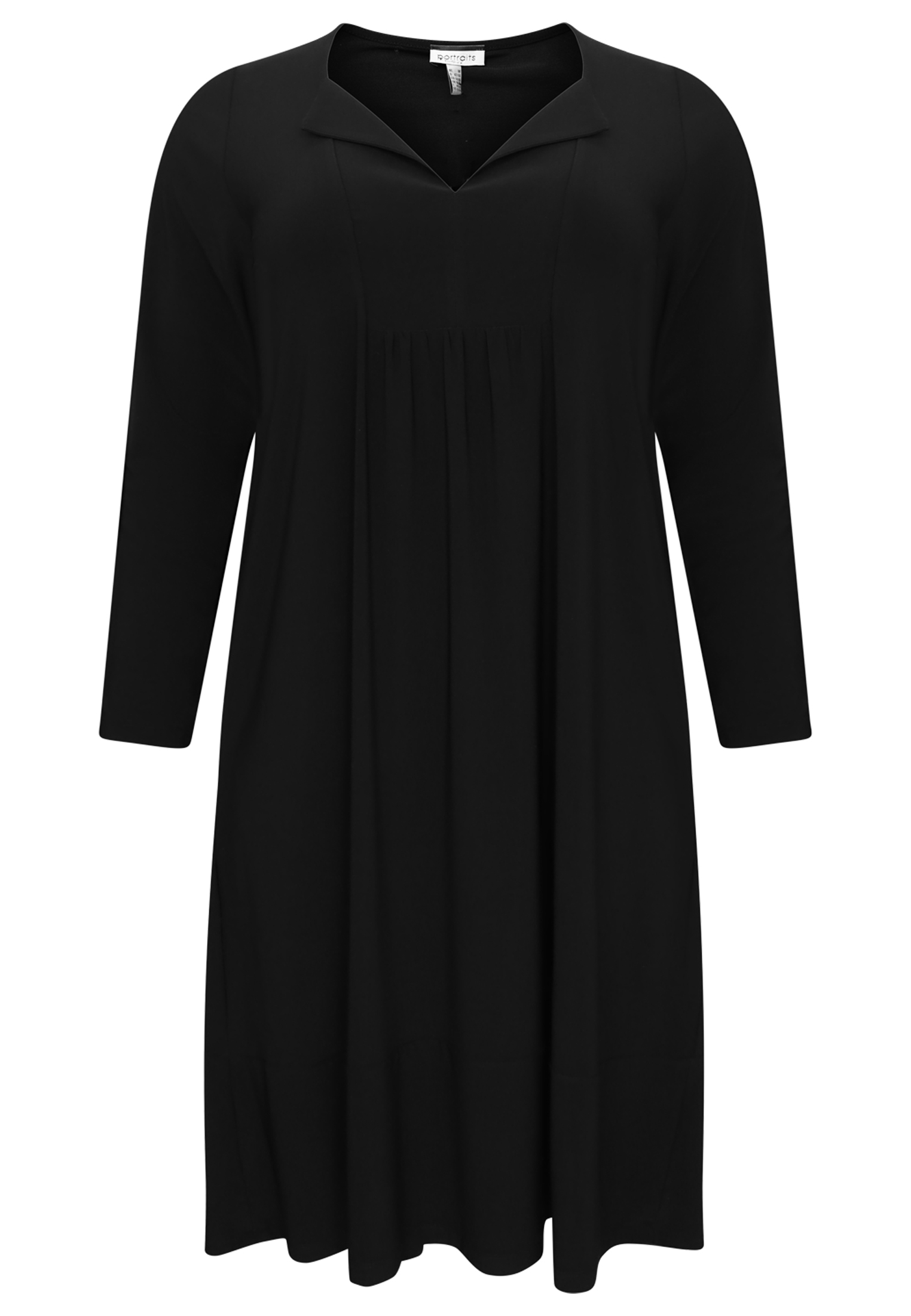 Dress slit neckline DOLCE - black 