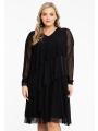 Dress with frills - black 