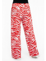 Trousers ZEBRA - red 