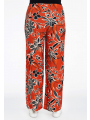 Trousers MIX PRINT - red 