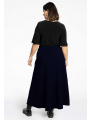 Skirt DIAGONAL - black blue