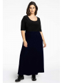 Skirt DIAGONAL - black blue