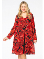 Dress LILLE - red 