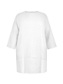 Blouse-tunic layered LINEN - white 