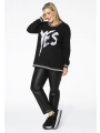 Sweater YES - black 